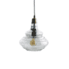 Hanglamp Pure Vintage Blauw Glas Wit