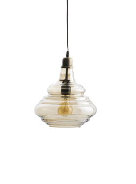 Hanglamp Pure Vintage Geel Glas Wit