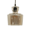 Hanglamp Stream Antiek Brons Glas Rond Rechthoek