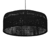Hanglamp Zwart Construct Bamboo Met Vierkantjes