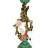 Kandelaar Vogel Multicolor Goud Zeeblauw