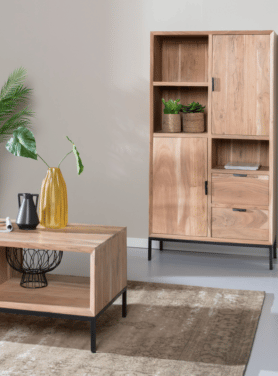 Kast Oslo Naturel Hout 4 Deuren En Lades Sfeer