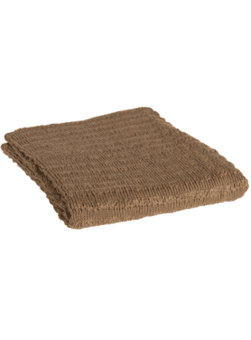 Plaid Waving Tea Leaves Gebreid Kleed Deken Grijs