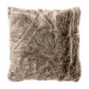 Sierkussen Fluffy Taupe Driftwood Vierkant