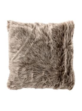 Sierkussen Fluffy Taupe Driftwood Vierkant