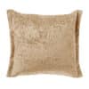 Sierkussen Semolina Beige Fluweel Polyester