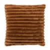 Sierkussen Vierkant Tobacco Brown Streeppatroon