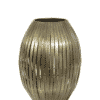 Tafellamp Kyomi Antiek Brons Metaal Strepen Groot