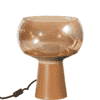 Tafellamp Mushroom Syrup Glas Met Bruine Onderkant