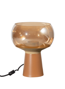 Tafellamp Mushroom Syrup Glas Met Bruine Onderkant