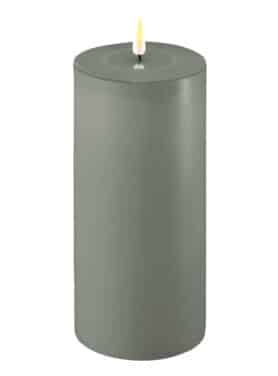 Led Kaars Salvie Groen 10 X 20 Cm