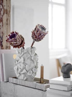 Marmeren dienblad Bloomingville bruin