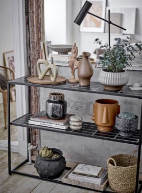 Vierkante marmeren tray bruin Bloomingville