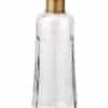 Decoratie Gehamerde Fles Transparant Goud Glas