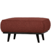 Hocker Statement Boucle Zwart Onderstel Chestnut