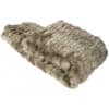 Plaid Beer Bruin ribstof Fluffy Polyester