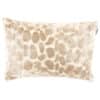 Sierkussen Beige Luipaard Print Poleyster Viscose