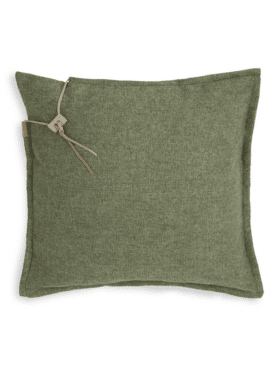 Sierkussen Imre Groen Knit Vierkant