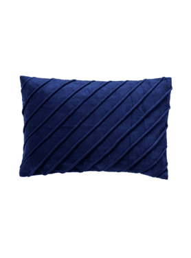 Sierkussen Paco Insignia Blue Blauw Velvet 40x60