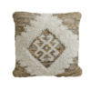 Sierkussen Taibe Bruin Oker Wit 45x45 Cm Stof