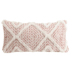Sierkussen Udim Oud Roze Wit Rechthoek 60 X 30 Cm