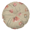 Sierkussen Vogue Fluweel Rococo Agave Beige Rond