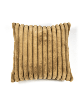 Sierkussen Wuzzy Goud 40x60 Cm Zacht Strepen Vierkant