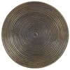 Dienblad Schaal Rond Relief Antiek Brons