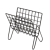 Magazine Rack Zwart Vierkantjes
