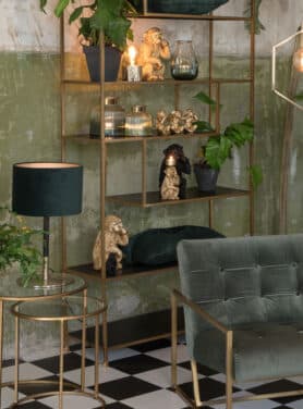 Mat Zwart Antiek Brons Lamvoet Metaal