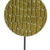 Ornament Op Voet Dier Relief Brons Zwart