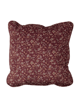 Sierkussen Vogue Fluweel Sprinkle Flower Chestnut 45x45