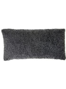 Textiel Teddy 60 X 30 Sierkussen Donkergrijs