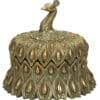Gouden Opbergdoosje Pauw