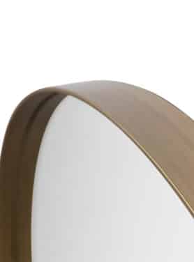 Ronde Spiege Met Gouden Rand Details