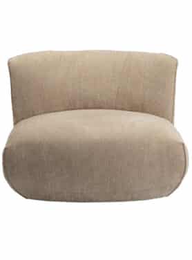 Beige Stoffen Fauteuil