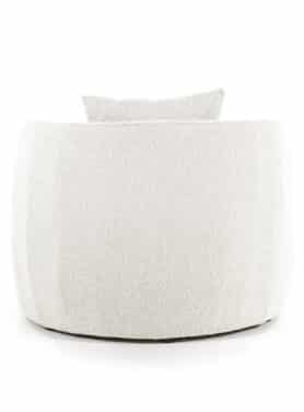 Bouclé Beige Fauteuil