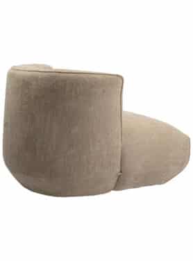 Fauteuil Draaivoet Beige Stof
