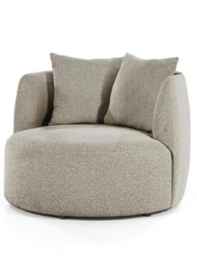 Fauteuil Rond Zand Bouclé