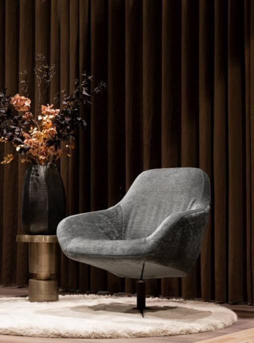 Fauteuil Stof Grijs