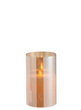 Led Lamp Glas Goud Klein