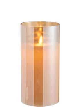 Led Lamp Glas Goud Medium