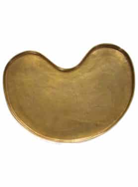 Organische Antiek Bronzen Dienblad Aluminium