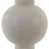 Zand Beige Vaas Keramiek Rond