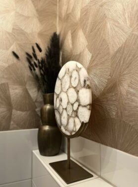 Bronzen Organische Vaas Met Rondingen