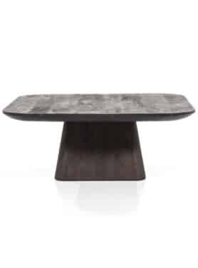 Bruine Salontafel Mangohout Vierkant