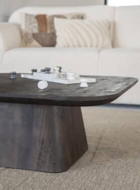 Salotafel Vierkant Bruin