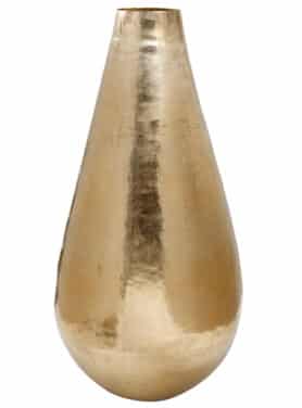 Druppelvormige Vaas Goud Aluminium