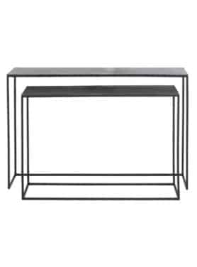 Zwarte Wandtafel Metaal Set Van Twee