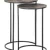 Bijzettafel Goud Rond Iron En Aluminium